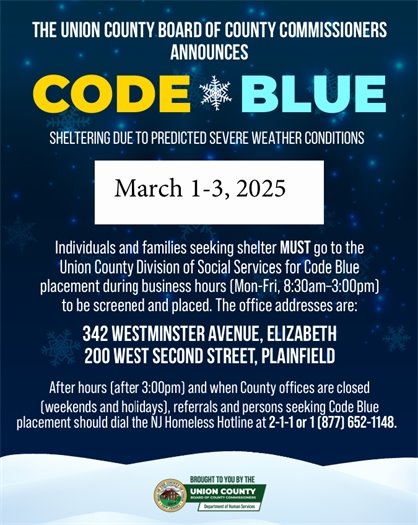 code blue flyer