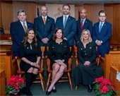 Summit NJ 2024 Common Council members posing for group portrait in Council Chamber