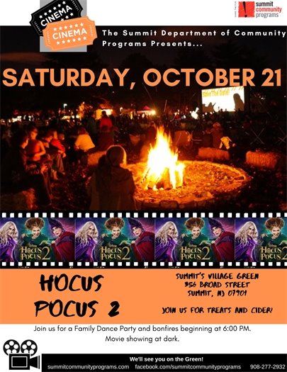 black, orange, and white flyer with information on scream on the green event