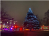 Village green holiday tree lighting