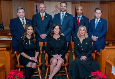 council portrait inside council chamber