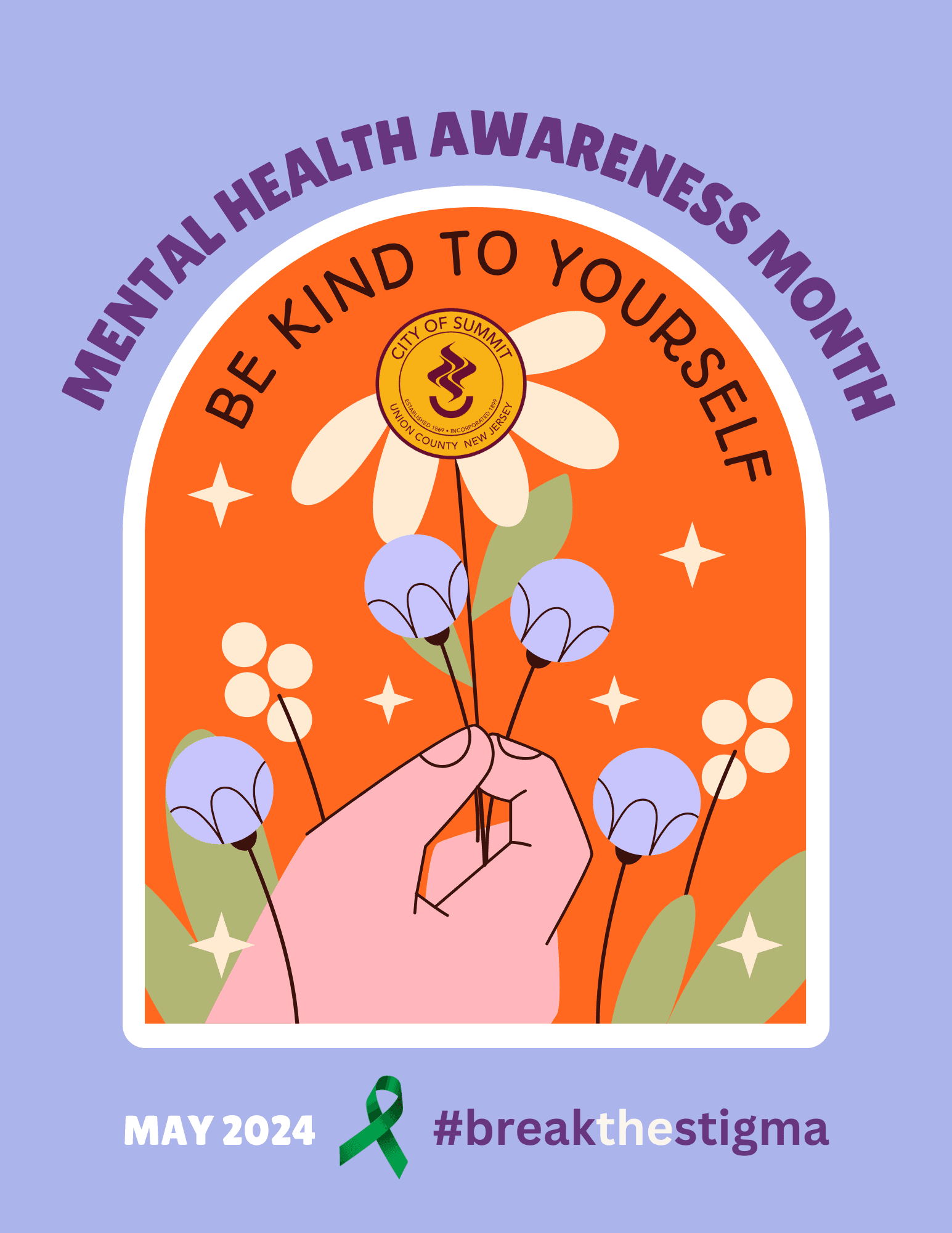 Mental Health Awareness Month flyer