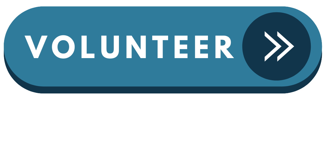 blue volunteer button