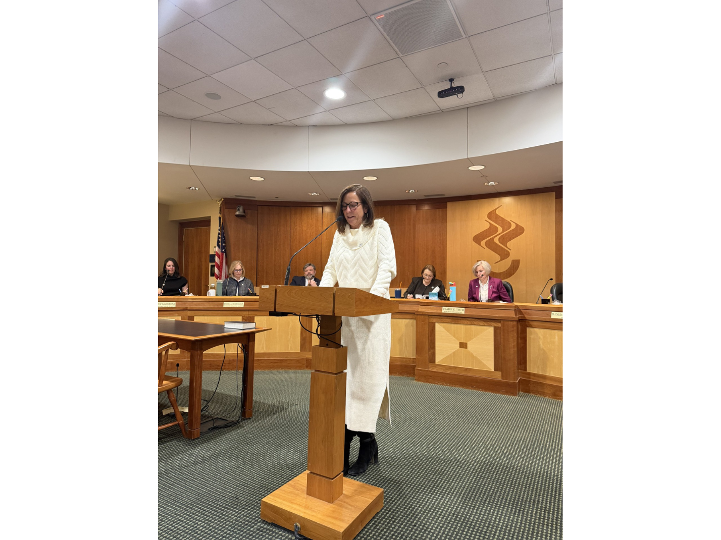 councilmembers in council chamber