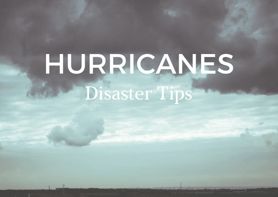 graphic reading hurricane disaster tips