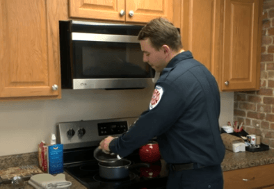 Fire safety video screenshot