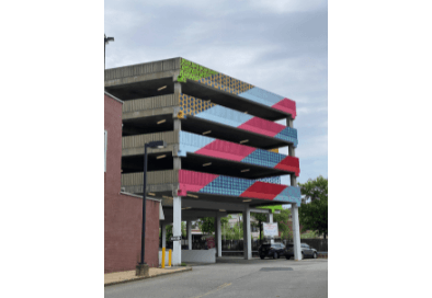 photo of the tier garage in downtown summit