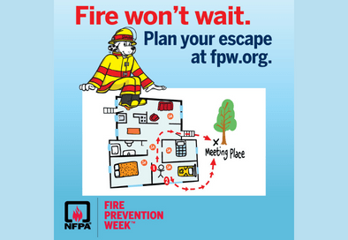 fire prevention week graphic