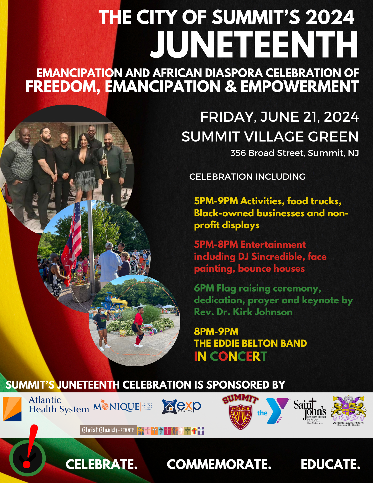 Juneteenth event flyer 2024