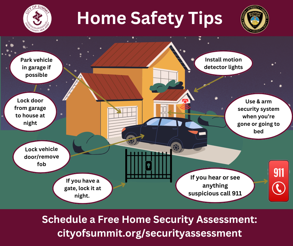 Home Safety Tips graphic