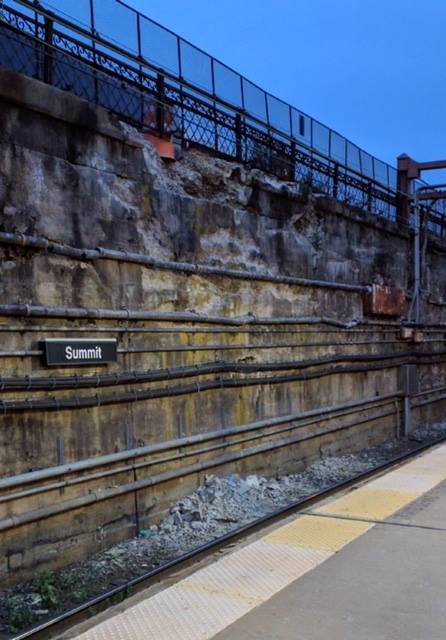 NJ Transit wall